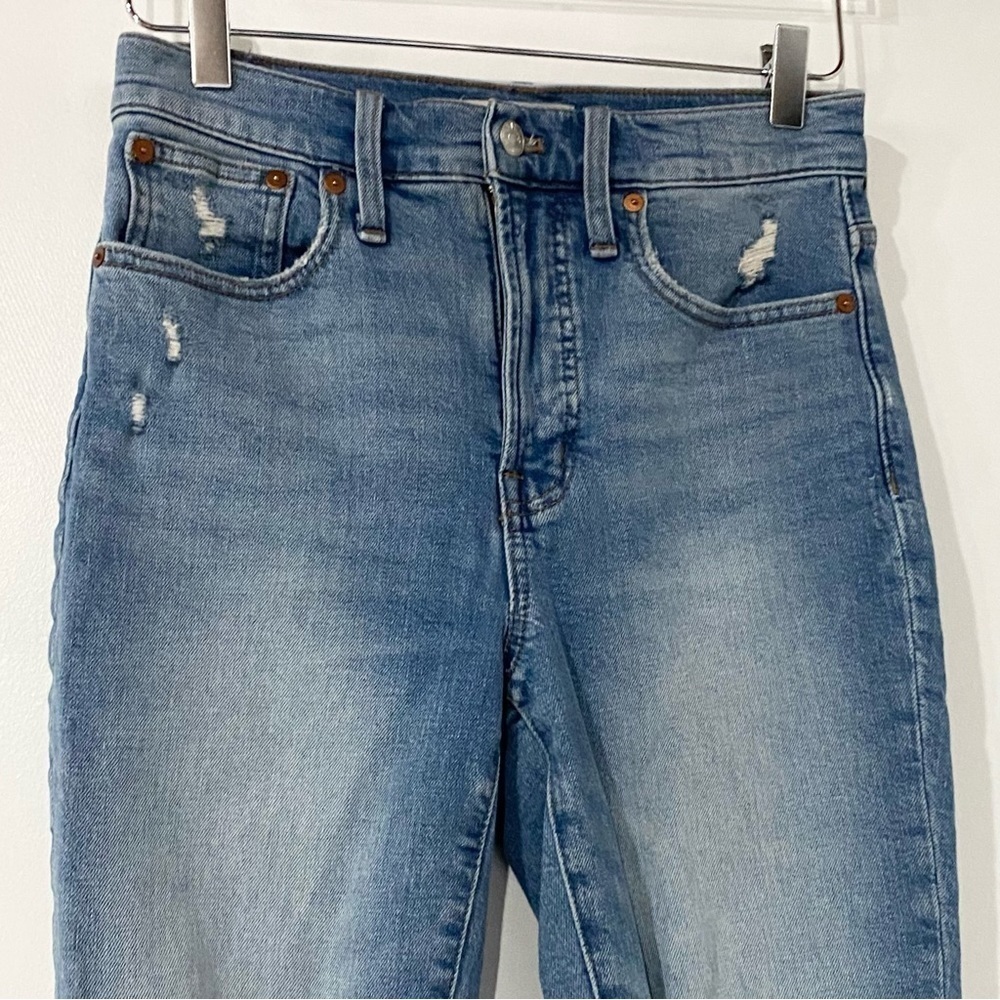 Madewell The Perfect Vintage Jean Denman Wash 25 Casual Distressed High Rise - Picture 6 of 10